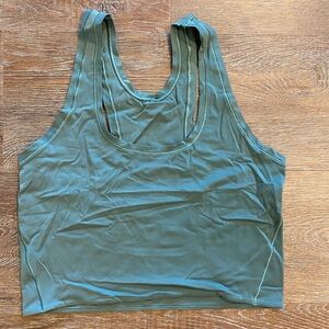 lululemon athletica green racerback tank top